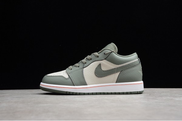 Nike Air Jordan 1 Low Green 553560121 Basketball Shoes Unisex