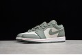 Nike Air Jordan 1 Low Green 553560121 Basketball Shoes Unisex