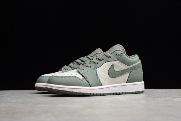 Nike Air Jordan 1 Low Green 553560121 Basketball Shoes Unisex