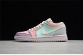 Nike Air Jordan 1 Low Green Pink DJ5196615 Basketball Shoes Unisex