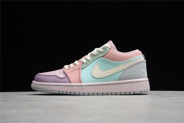 Nike Air Jordan 1 Low Green Pink DJ5196615 Basketball Shoes Unisex