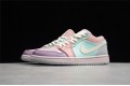 Nike Air Jordan 1 Low Green Pink DJ5196615 Basketball Shoes Unisex