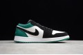 Nike Air Jordan 1 Low Mystic Green 553558113 Basketball Shoes Unisex