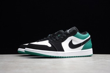 Nike Air Jordan 1 Low Mystic Green 553558113 Basketball Shoes Unisex