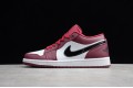 Nike Air Jordan 1 Low Noble Red 553558604 Basketball Shoes Unisex