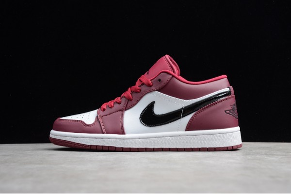 Nike Air Jordan 1 Low Noble Red 553558604 Basketball Shoes Unisex