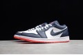 Nike Air Jordan 1 Low Obsidian Ember 553558481 Basketball Shoes Unisex