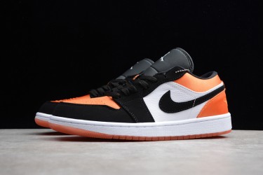 Nike Air Jordan 1 Low Orange Black 553558010 Basketball Shoes Unisex