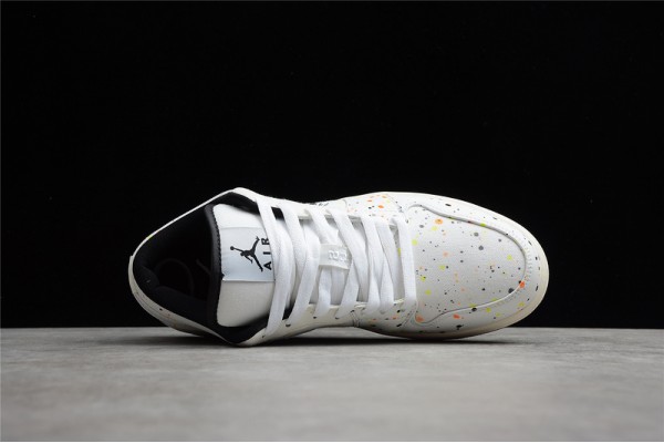 Nike Air Jordan 1 Low Paint Splatter White DM3528100 Basketball Shoes Unisex