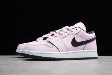 Nike Air Jordan 1 Low Pink Foam 555112601 Basketball Shoes Women