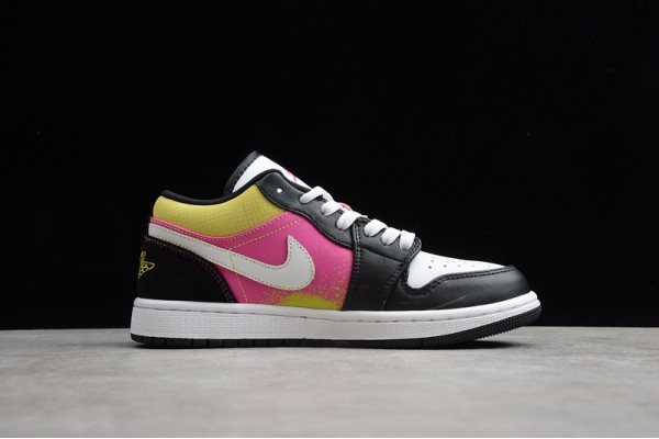 Nike Air Jordan 1 Low Spray Paint CW5564001 Basketball Shoes Unisex