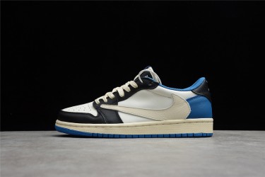 Nike Air Jordan 1 Low Travis Scott X Fragment X CQ3227105 Basketball Shoes Unisex