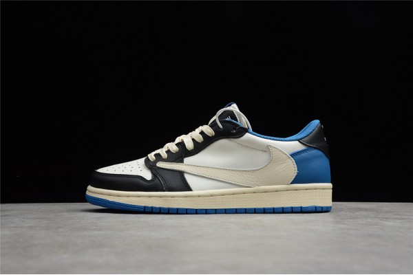 Nike Air Jordan 1 Low Travis Scott X Fragment X CQ3227105 Basketball Shoes Unisex