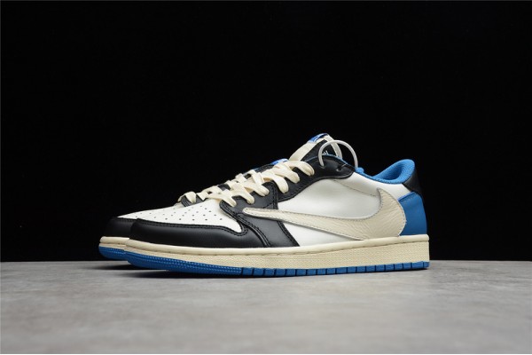 Nike Air Jordan 1 Low Travis Scott X Fragment X CQ3227105 Basketball Shoes Unisex