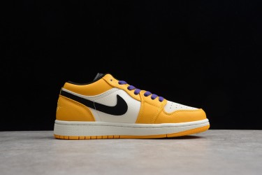 Nike Air Jordan 1 Low University Gold 553558700 Basketball Shoes