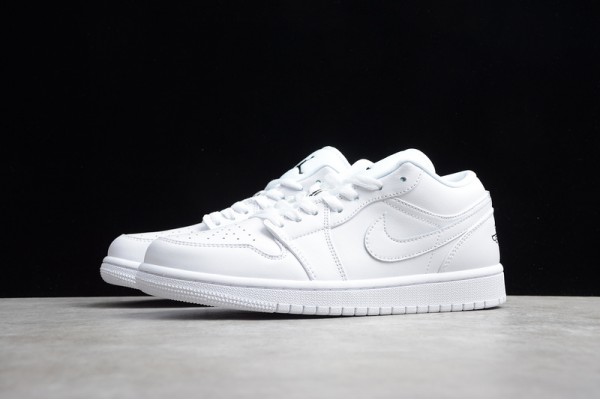 Nike Air Jordan 1 Low White Black 553560103 Basketball Shoes Unisex