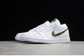 Nike Air Jordan 1 Low White Metallic Gold CZ4776100 Basketball Shoes Unisex