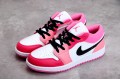 Nike Air Jordan 1 Low White Pinksicle 553560162 Basketball Shoes Women