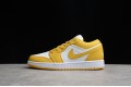 Nike Air Jordan 1 Low White Pollen 553560171 Basketball Shoes