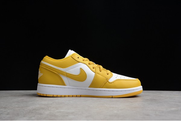 Nike Air Jordan 1 Low White Pollen 553560171 Basketball Shoes