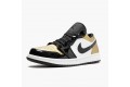 Air Jordan 1 Low Gold Toe Women/Men CQ9447-700