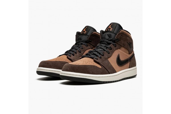 Air Jordan 1 Mid SE Dark Chocolate Women/Men DC7294-200