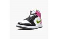 Air Jordan 1 Mid White Black Cyber Pink Men CZ9834-100