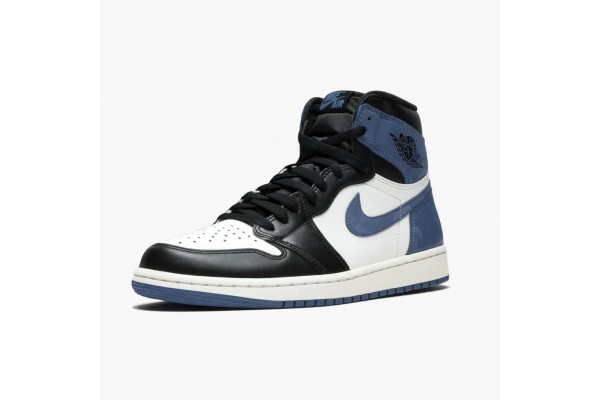 Air Jordan 1 Retro High Blue Moon Women/Men 555088-115