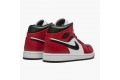 Air Jordan 1 Mid Chicago Black Toe Men 554724-069