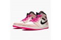 Air Jordan 1 Mid Crimson Tint Women/Men 852542-801