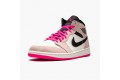 Air Jordan 1 Mid Crimson Tint Women/Men 852542-801