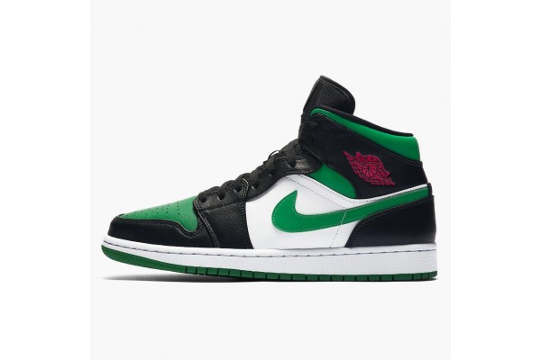 Air Jordan 1 Mid Pine Green Men 554724-067