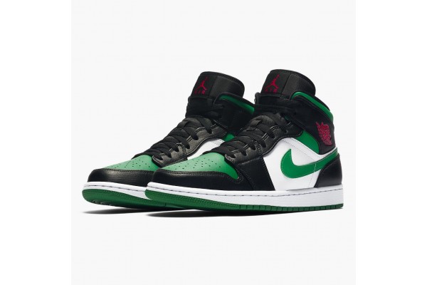 Air Jordan 1 Mid Pine Green Men 554724-067