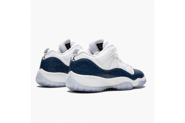 Air Jordan 11 Low Navy Snakeskin Men CD6847-102