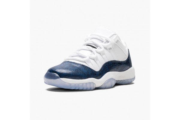 Air Jordan 11 Low Navy Snakeskin Men CD6847-102