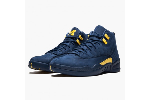 Air Jordan 12 Retro Michigan Men BQ3180-407