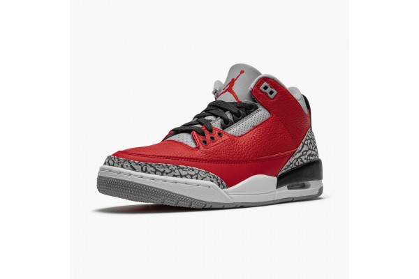 Air Jordan 3 Retro Fire Red Cement Men CU2277-600