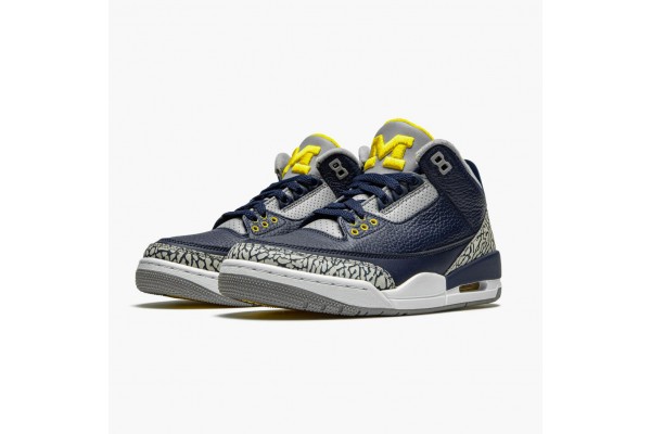 Air Jordan 3 Retro Michigan Men AJ3-820064