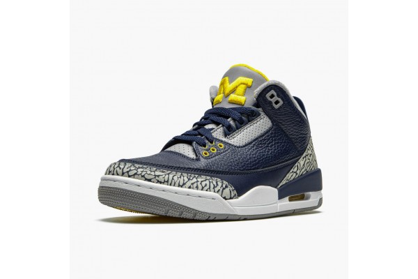 Air Jordan 3 Retro Michigan Men AJ3-820064