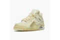 Air Jordan 4 Retro Off-White Sail Women/Men CV9388-100