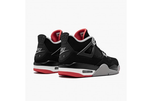 Air Jordan 4 Retro Bred 2019 Release Men 308497-060