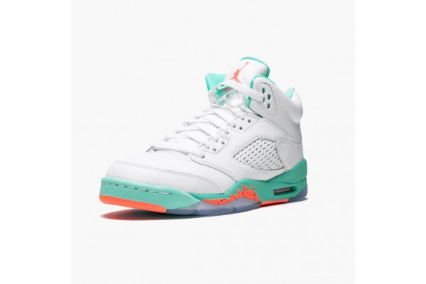 Air Jordan 5 Retro Light Aqua Women/Men 440892-100