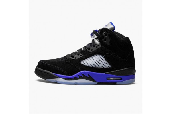 Air Jordan 5 Retro Racer Blue With Black Blue Women/Men CT4838-004