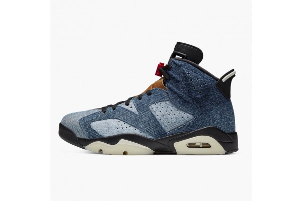 Air Jordan 6 Retro Washed Denim Women/Men 384664-060