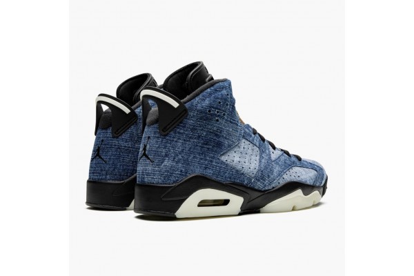 Air Jordan 6 Retro Washed Denim Women/Men 384664-060