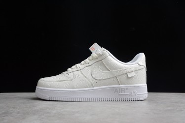 Nike Air Force 1 White Orange —— LV3369-100 Casual Shoes Unisex