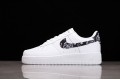 Nike Air Force 1 07 Essentials Black Paisley ——DH4406-101 Casual Shoes Unisex