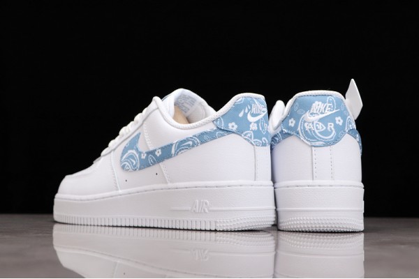 Nike Air Force 1 07 Essentials Blue Paisley ——DH4406-100 Casual Shoes Unisex