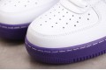 Nike Air Force 1 07 LV8 EMB White Court Purple——DB0264-100 Casual Shoes Unisex