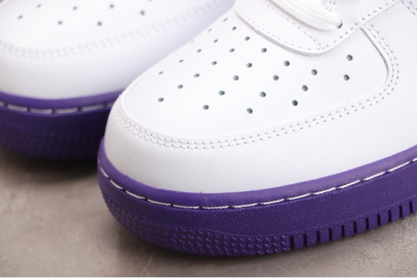 Nike Air Force 1 07 LV8 EMB White Court Purple——DB0264-100 Casual Shoes Unisex